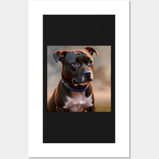 It's Staffy love Posters and Art